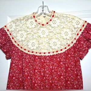 Vintage 70s Muumuu w/pockets